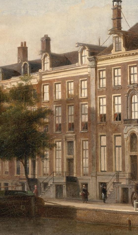 Herengracht 603, deel van het schilderij
