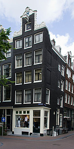 Herengracht 369, Zijgevel aan de Wijde Heisteeg