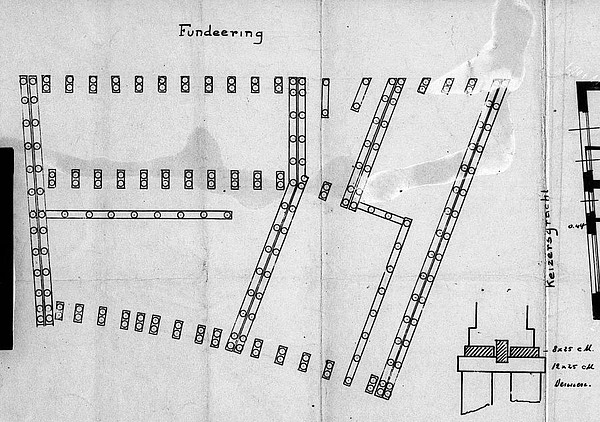 Keizersgracht 185-Raadhuisstraat 52 bouwtekening 1902 3F SAA