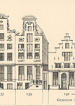 Herengracht 139, tekening Caspar Philips