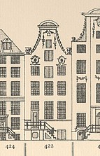 Herengracht 422, Tekening Caspar Philips