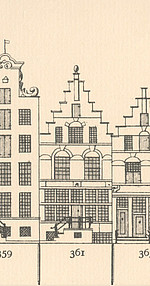 Herengracht 361, Tekening Caspar Philips