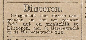 Een  Eten Het nieuws van den dag 03-08-1891