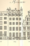 Herengracht 104 tekening Caspar Philips