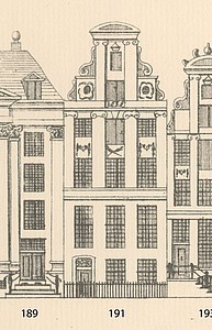 Herengracht 191, Tekening Caspar Philips