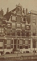 Keizersgracht 185 voor de afbraak in 1896