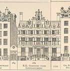 Herengracht 182, tekening Caspar Philips
