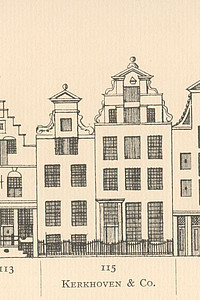 Herengracht 115, 1015 BE, tekening Caspar Philips