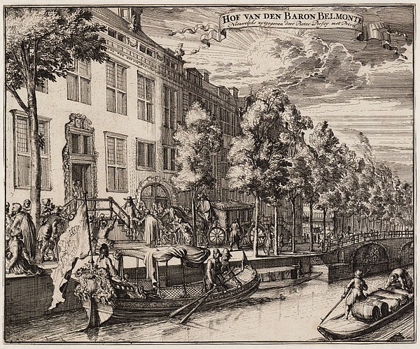 Herengracht 586 Hof van den Baron Hooge 1686 SAA