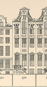 Herengracht 370  tekening Caspar Philips