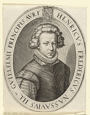 Frederik_Hendrik van Nassau 1602 door Jacob Matham