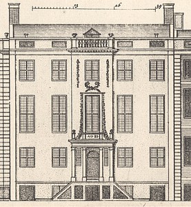Herengracht 460, tekening Cornelis Danckerts