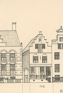 Herengracht 113, 1015 BE, tekening Caspar Philips
