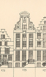 Herengracht 175, Tekening Caspar Philips