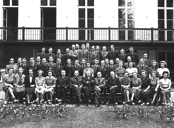 Herengracht 576  Anp hoofdkantoor 1 mei 1941 groepsfoto ANP