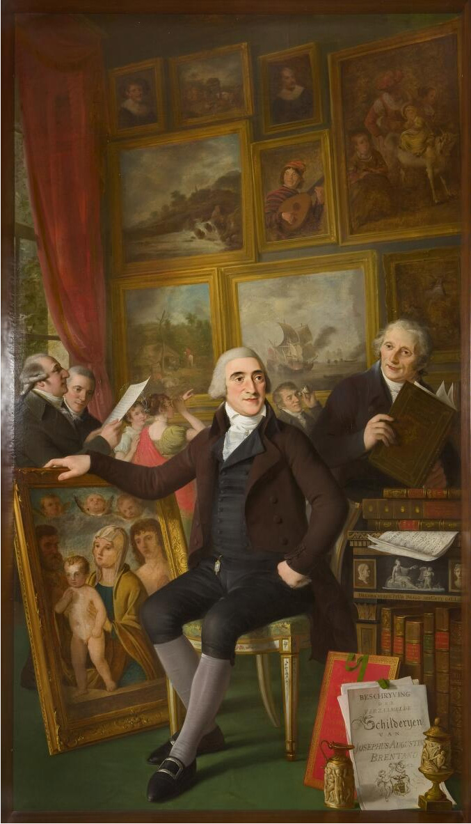 Zelfportret met Josephus Augustinus Brentano