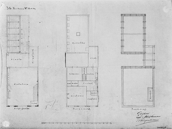 Keizersgracht 091 tekening 1861-2