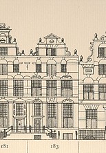 Keizersgracht 183, Tekening Philips Caspar