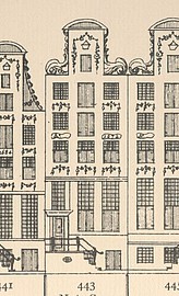 Keizersgracht 443, Tekening Caspar Philips