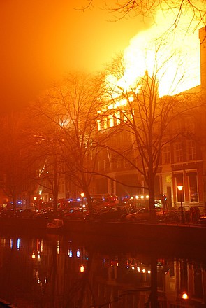Herengracht 132, brand 1 januari 2008