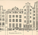 Herengracht 223 ,tekening Caspar Philips