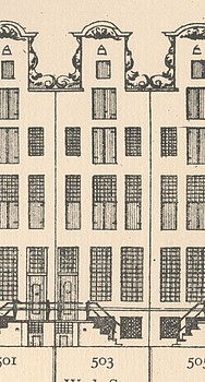 Keizersgracht 503, Tekening Caspar Philips