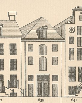 Keizersgracht 639, Tekening Caspar Philips