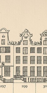 Keizersgracht 299, Tekening Caspar Philips