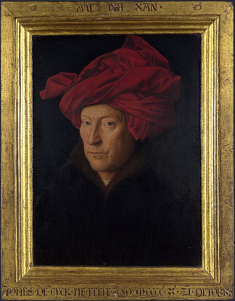 De Man met de rode tulband (vermoedelijk zelfportret van Jan van Eyck)