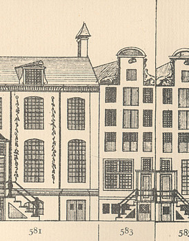 Herengracht 583, Tekening Caspar Philips