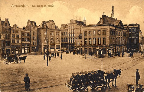 Dam met Commandantshuis, vlak voor de afbraak