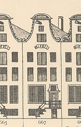 Keizersgracht 667, Tekening Caspar Philips