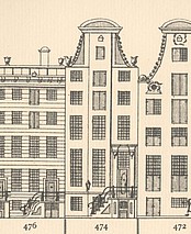 Keizersgracht 474,Tekening Caspar Philips