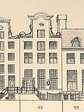 Keizersgracht 93 tekening Caspar Philips