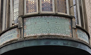 Herengracht 430, tableau schild Hofleverancier
