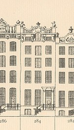 Keizersgracht 284 Tekening Caspar Philips