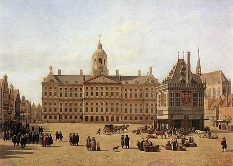 Paleis op de Dam Amsterdam door Amsterdam door Gerrit Adriaensz.