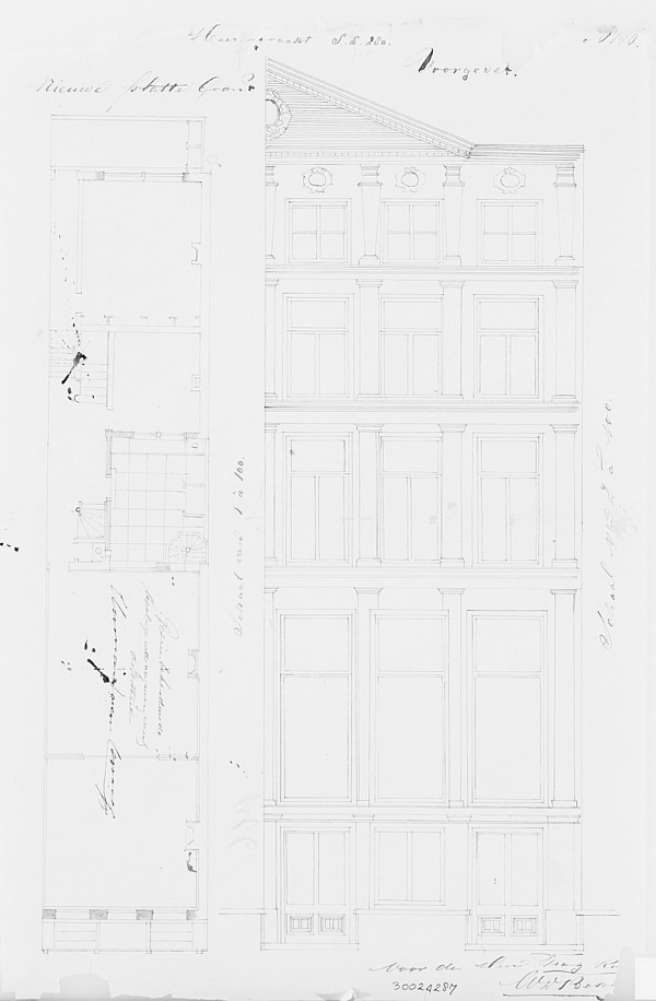 Herengracht 070 bouwtek 1872 SAA