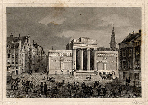 Beurs van Zocher, Gravure