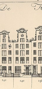 Herengracht 140 tekening Caspar Philips