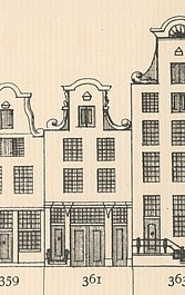 Keizerschracht 361, Tekening Caspar Philips