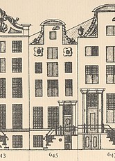 Keizersgracht 645, Tekening Caspar Philips