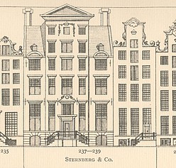 Herengracht 237-239, tekening Caspar Philips